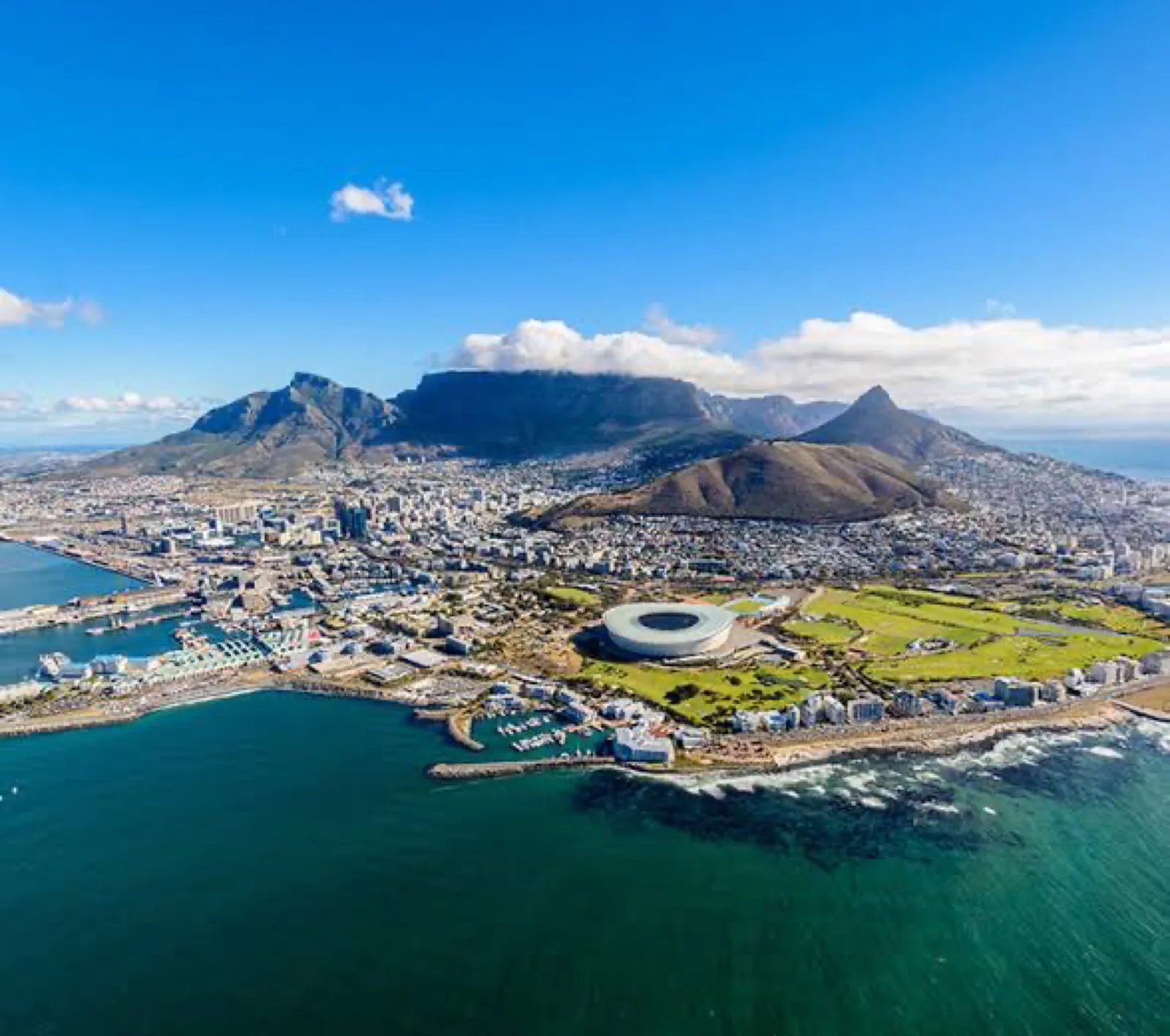Cape Town ved solnedgang